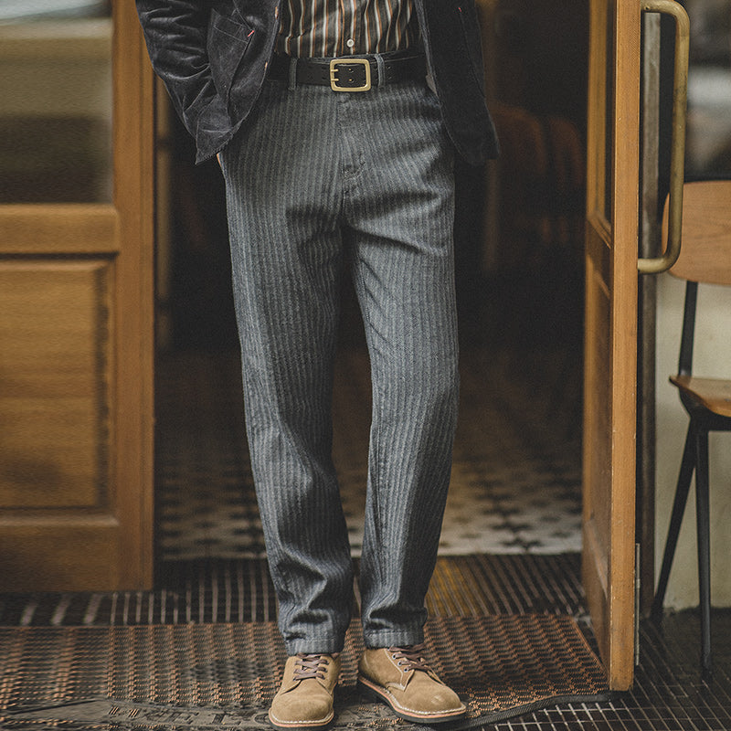 Gray Retro Slim Fit Jeans