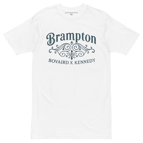 Brampton Bovaird x Kennedy Men's Premium Heavyweight Tee | City Collection - ShopNQlik