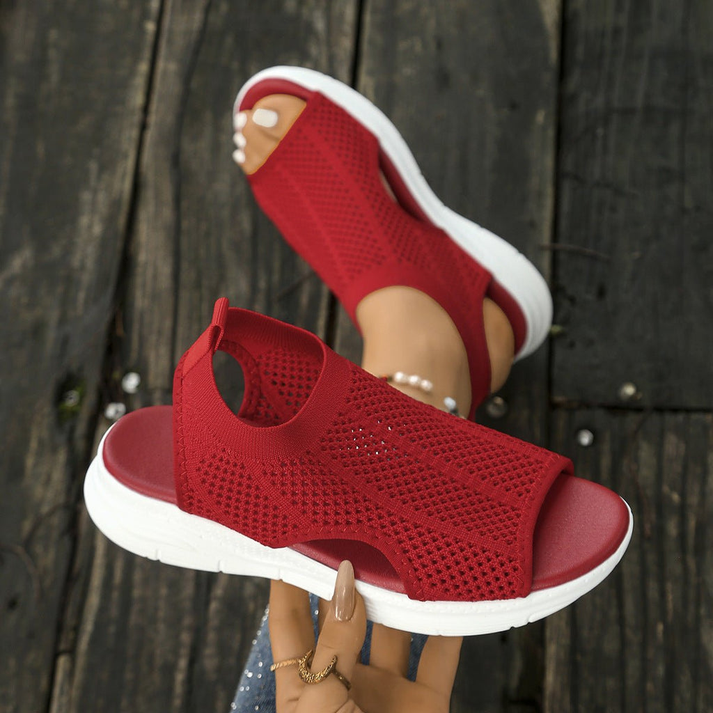 Breathable Mesh Open Toe Sandals - ShopNQlik