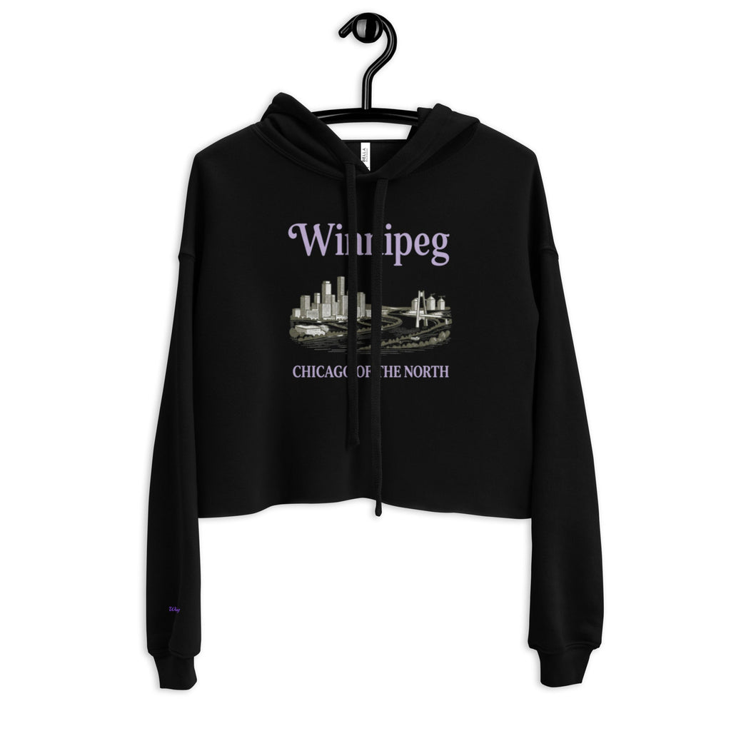 City Winnipeg Crop Hoodie | Women's Premium Cropped Hoodie - ShopNQlik