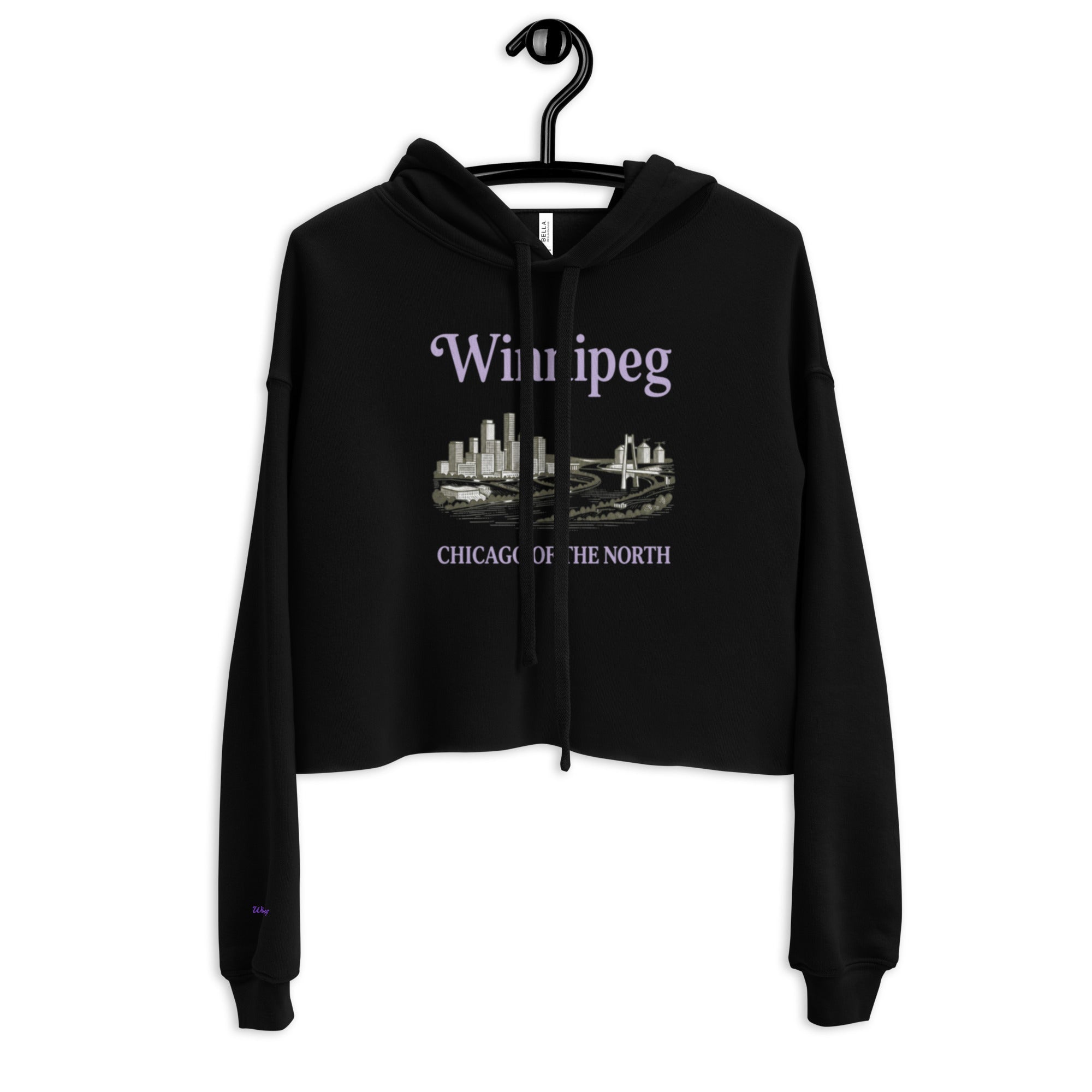 City Winnipeg Crop Hoodie | Women's Premium Cropped Hoodie - ShopNQlik