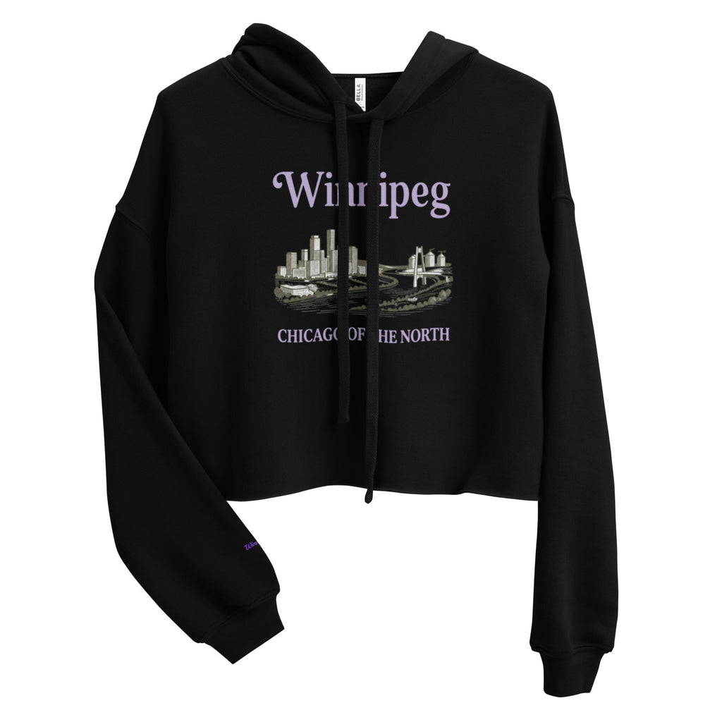 City Winnipeg Crop Hoodie | Women's Premium Cropped Hoodie - ShopNQlik
