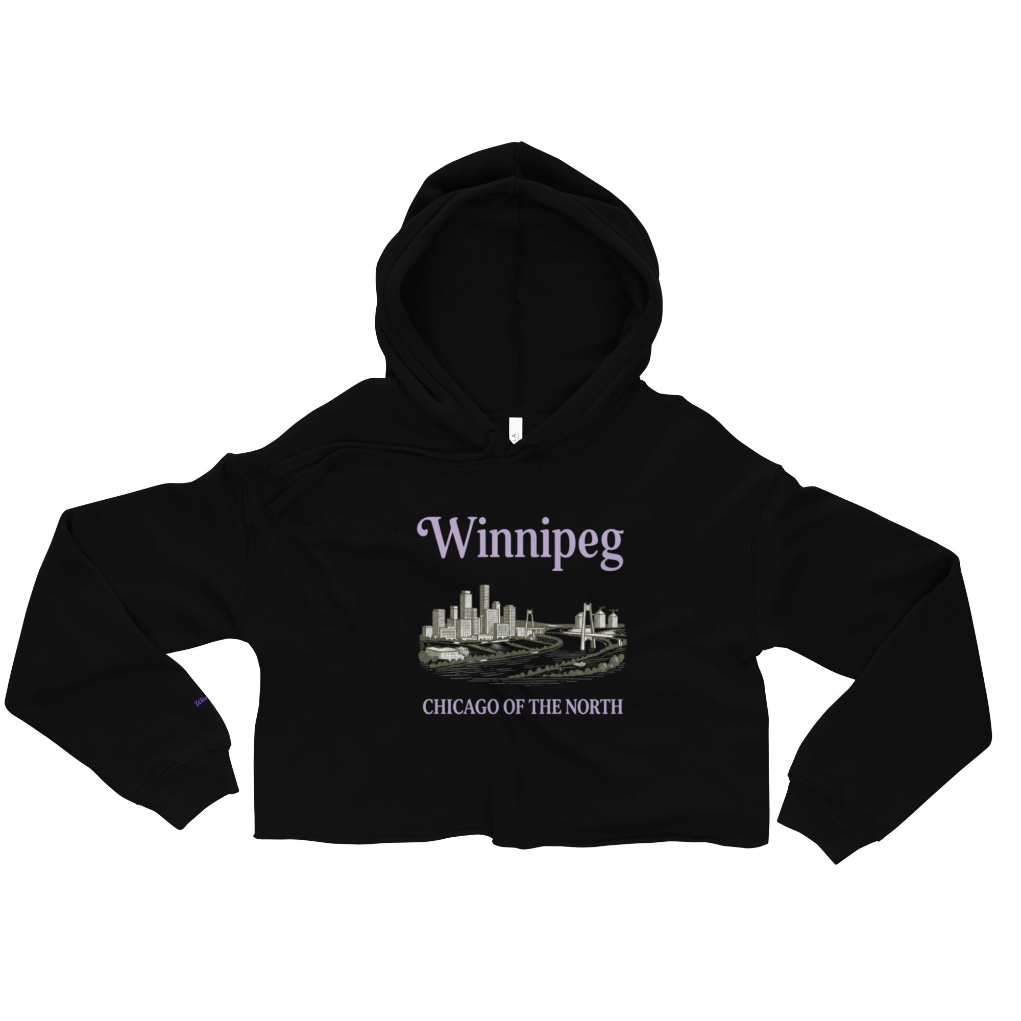 City Winnipeg Crop Hoodie | Women's Premium Cropped Hoodie - ShopNQlik