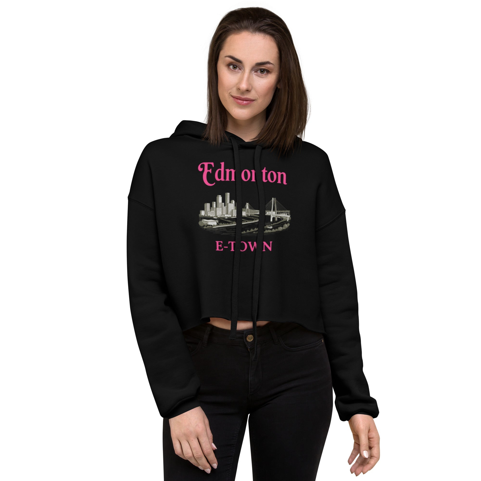 Crop Hoodie Women's | Edmonton Collection - ShopNQlik