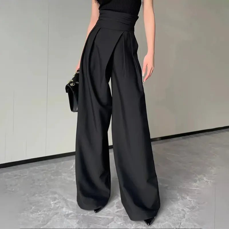 Fashion Drooping Wide-Leg Pants - ShopNQlik