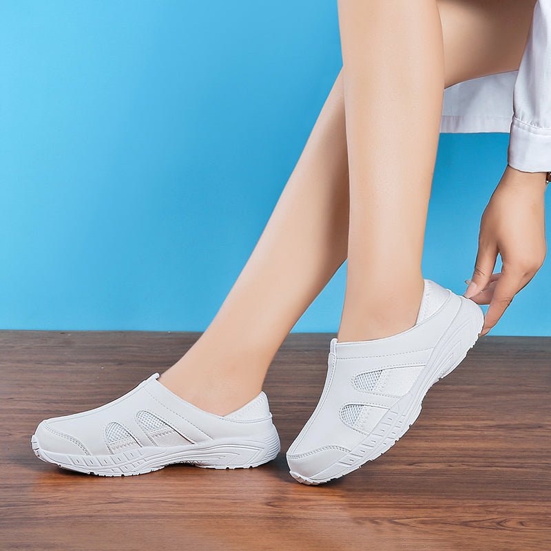 Flat Shoes, White Sneakers, Nurse Shoes - ShopNQlik