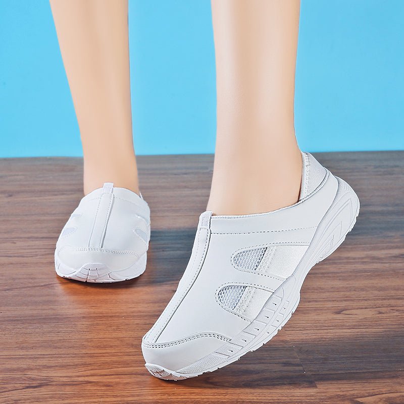 Flat Shoes, White Sneakers, Nurse Shoes - ShopNQlik