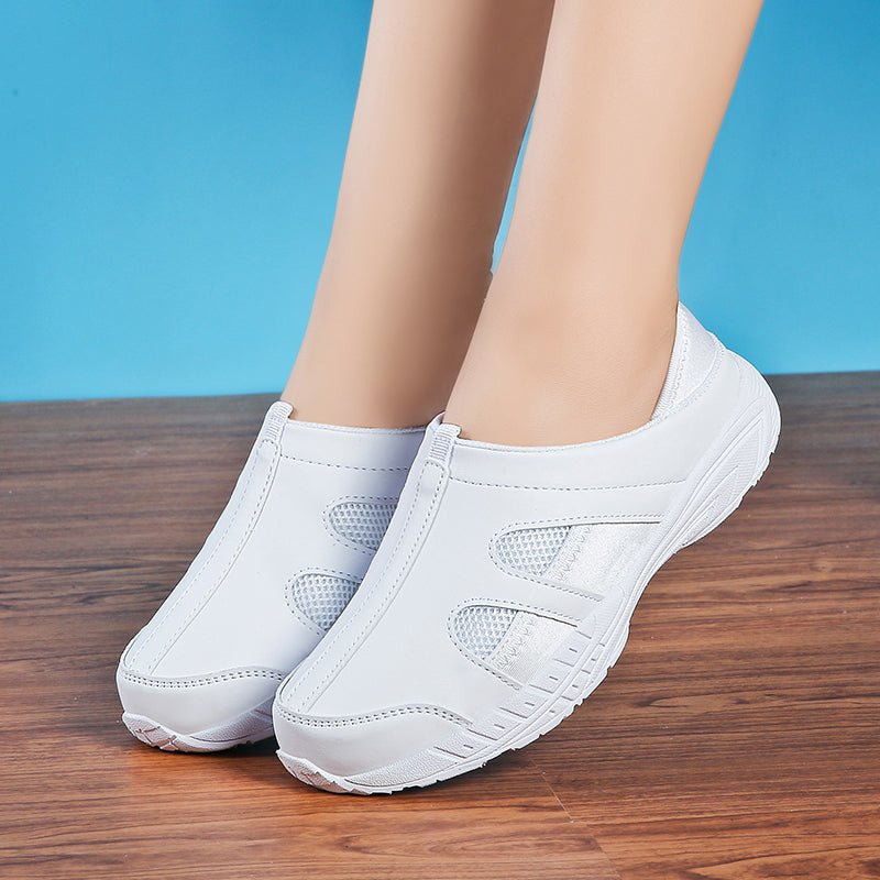 Flat Shoes, White Sneakers, Nurse Shoes - ShopNQlik