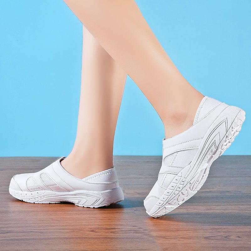 Flat Shoes, White Sneakers, Nurse Shoes - ShopNQlik