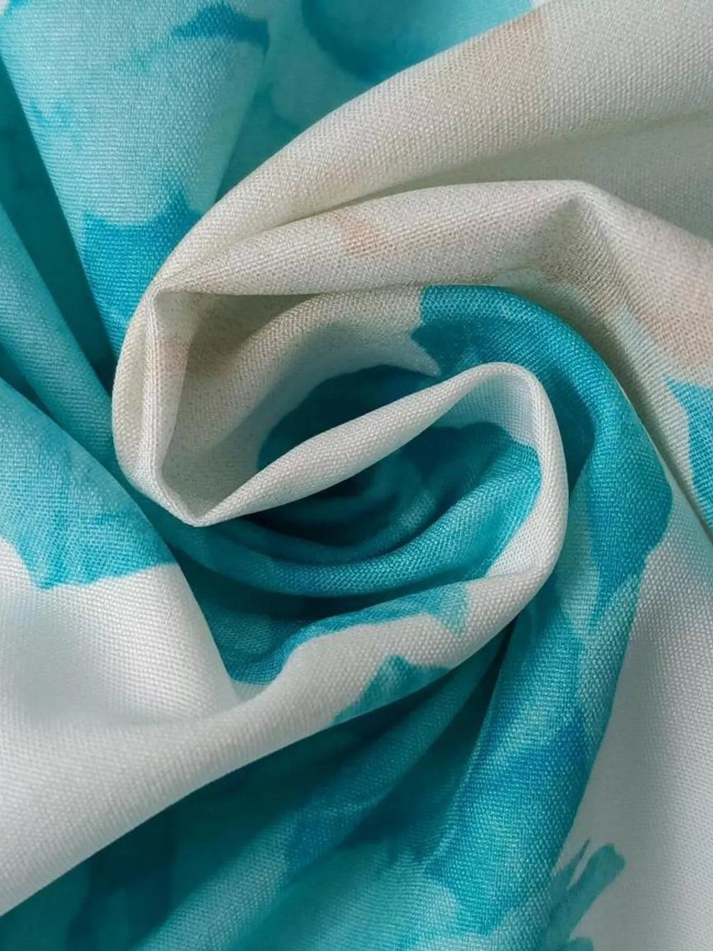 Floral Ruffle Sleeve Maxi Dress | V-Neck | Teal, Pumpkin & Fuchsia - ShopNQlik