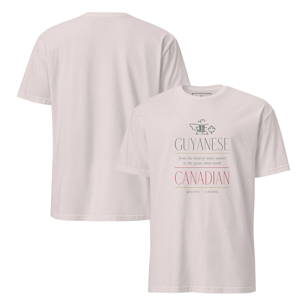 Guyanese Roots × Canadian Story — Men's Heritage Tee | Q Origins | 5 Colours - ShopNQlik
