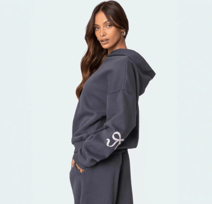 Loose Fit Printed Sweater - ShopNQlik