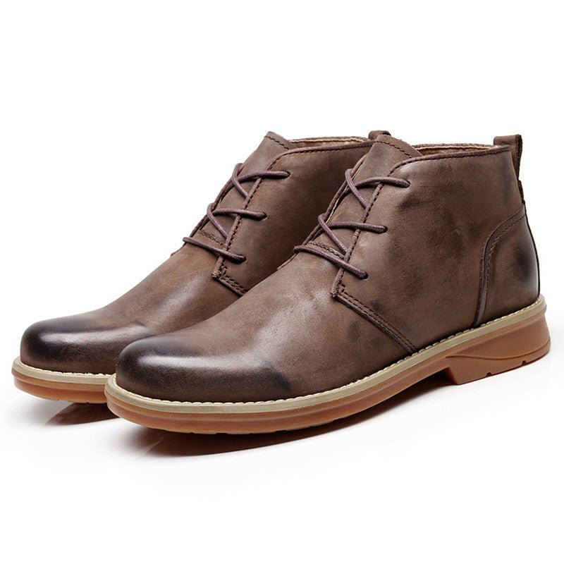 Martin Shoes Breathable Genuine Leather Business Shoes - ShopNQlik