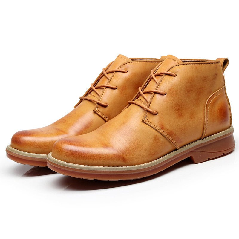 Martin Shoes Breathable Genuine Leather Business Shoes - ShopNQlik