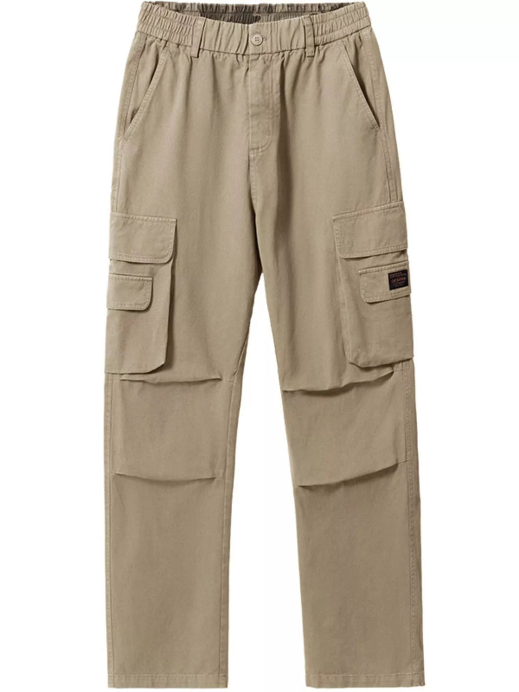 Men's Elastic Waist Cargo Pants – Pocketed, S–4XL - ShopNQlik