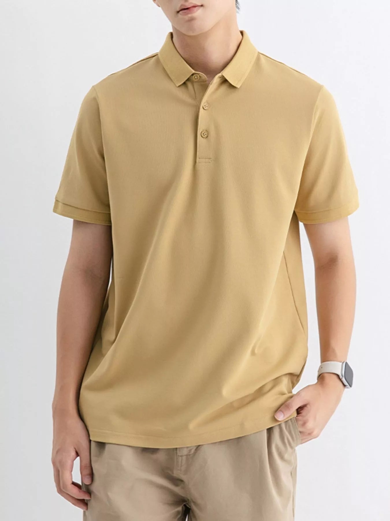 Men's Everyday Polo — Short Sleeve, Plus Size (M–4XL) - ShopNQlik