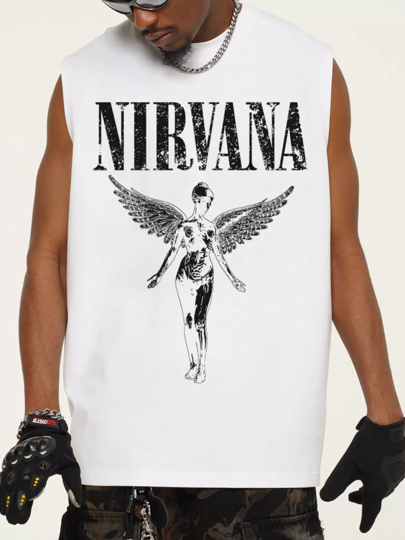 Men's Graphic Round Neck Tank Top – M–2XL - ShopNQlik