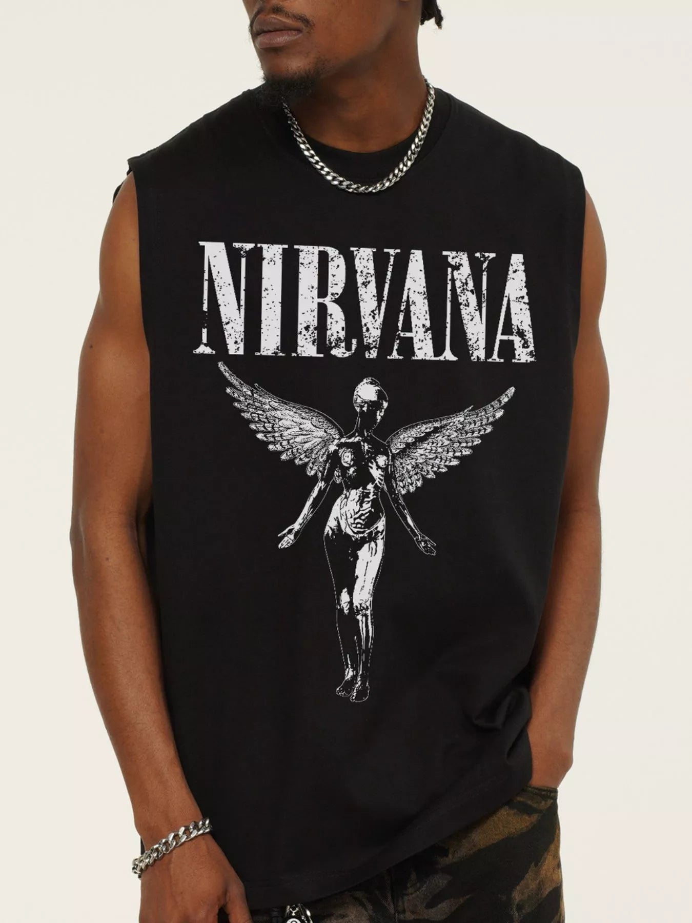 Men's Graphic Round Neck Tank Top – M–2XL - ShopNQlik