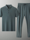 Men's Plus Size Button Detail Short Sleeve Polo Shirt – S–4XL - ShopNQlik