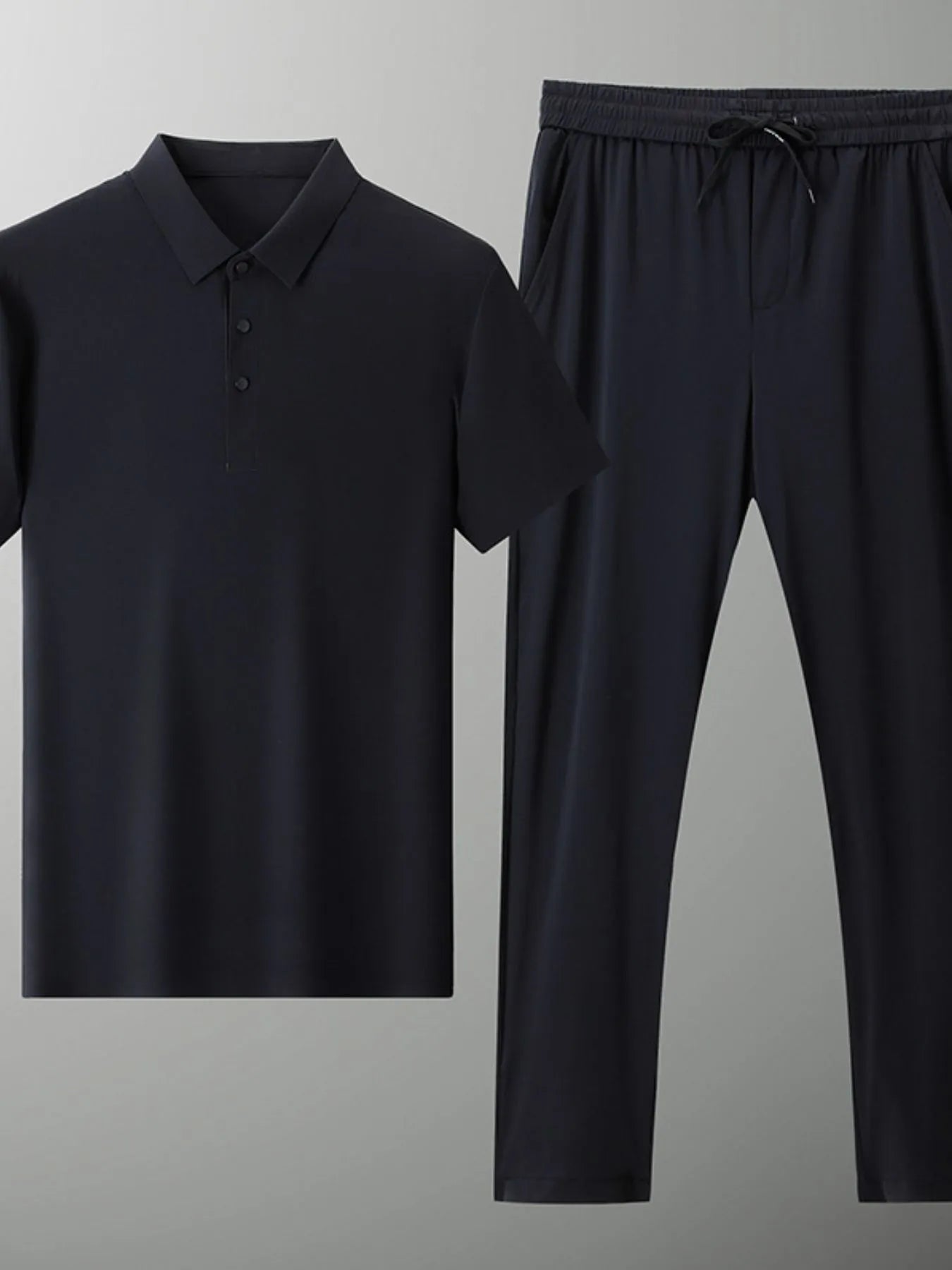 Men's Plus Size Button Detail Short Sleeve Polo Shirt – S–4XL - ShopNQlik