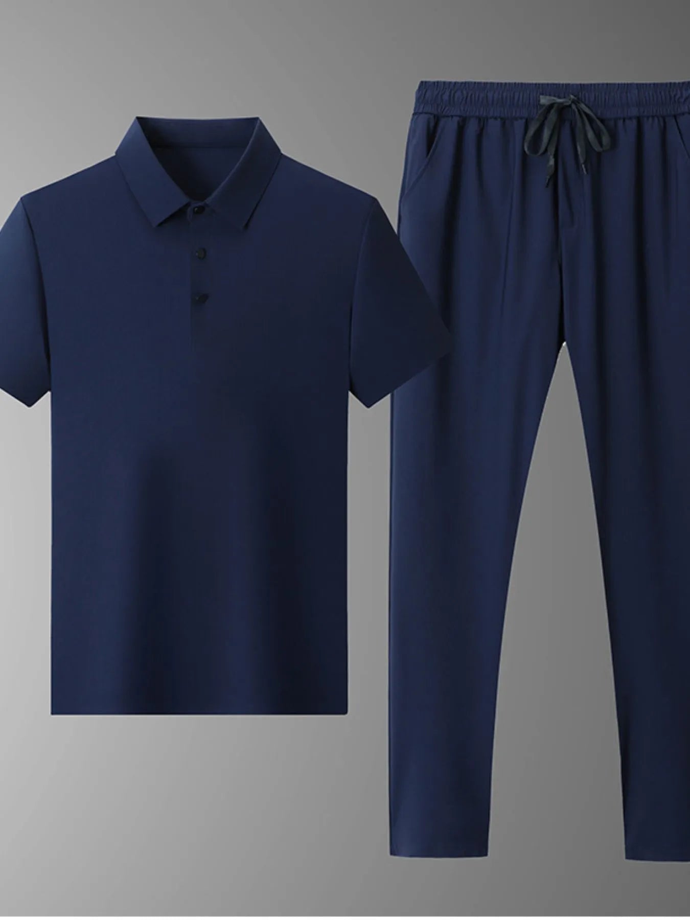 Men's Plus Size Button Detail Short Sleeve Polo Shirt – S–4XL - ShopNQlik