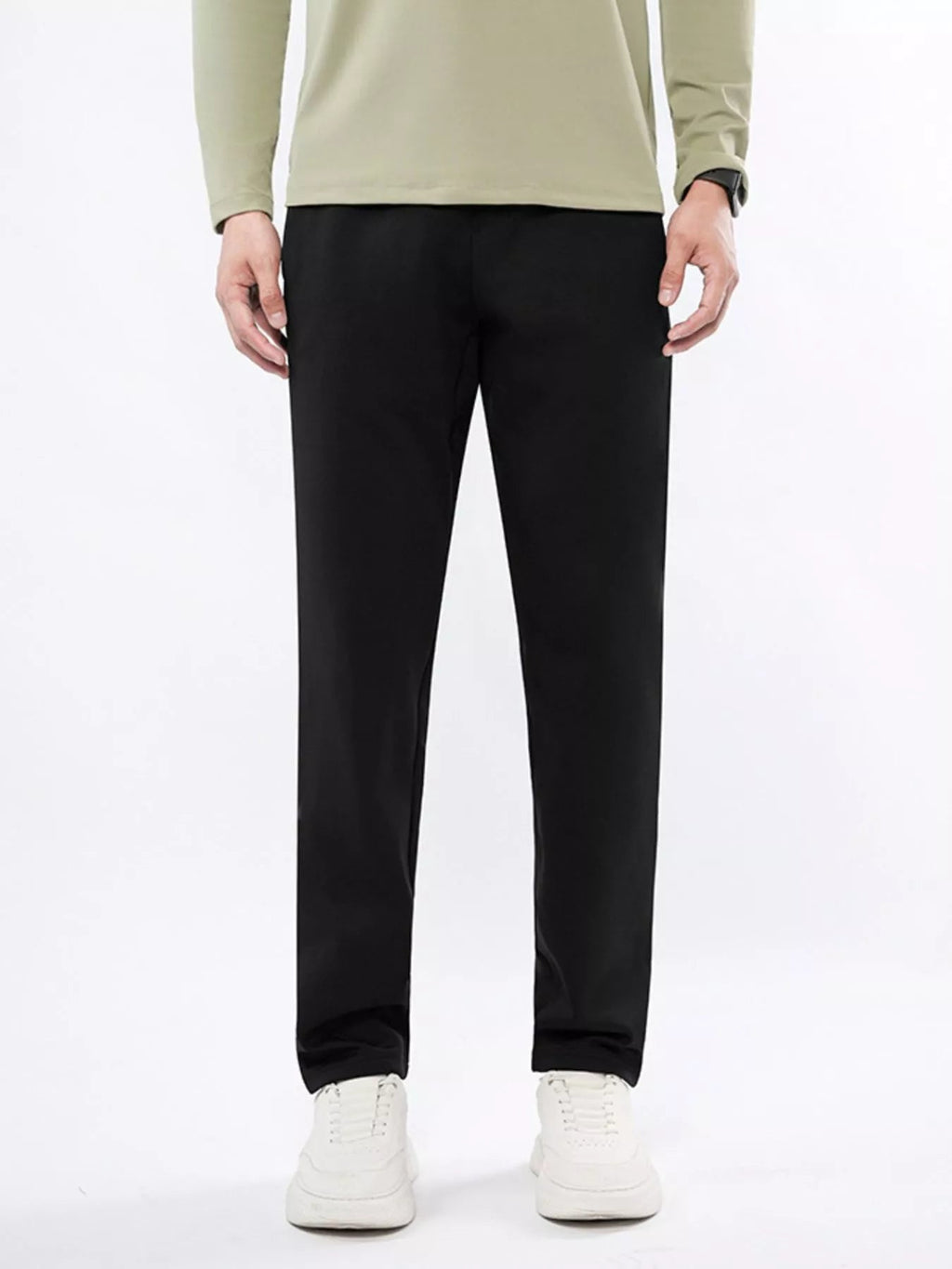 Men's Plus Size Casual Straight-Leg Pants – Pocketed, M–5XL - ShopNQlik
