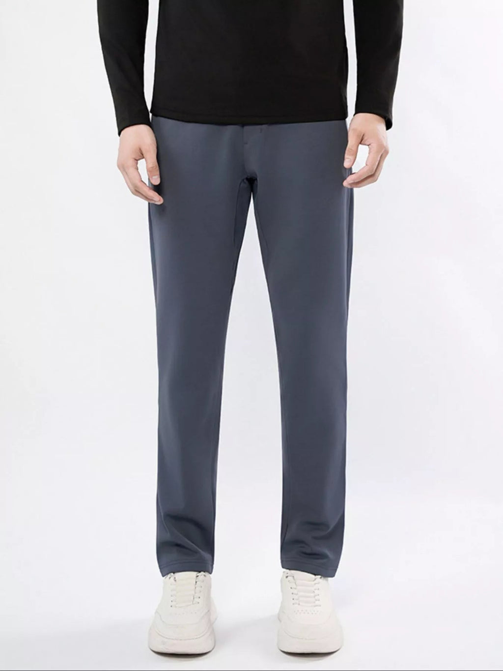 Men's Plus Size Casual Straight-Leg Pants – Pocketed, M–5XL - ShopNQlik