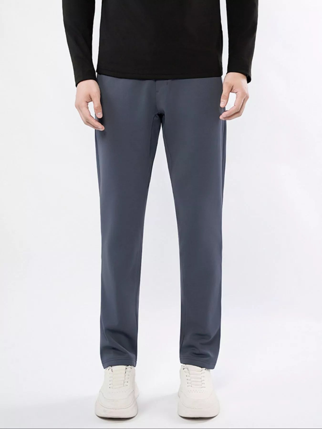Men's Plus Size Casual Straight-Leg Pants – Pocketed, M–5XL - ShopNQlik