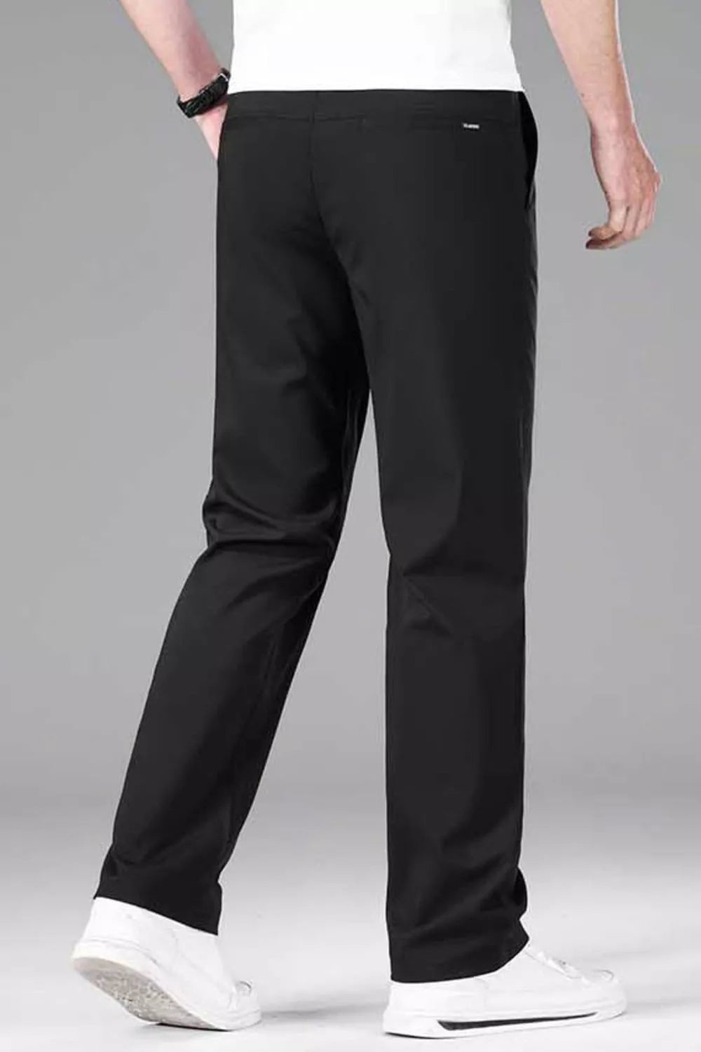 Men's Plus Size Quick-Dry Stretch Straight-Leg Pants – Moisture-Wicking, M–4XL - ShopNQlik