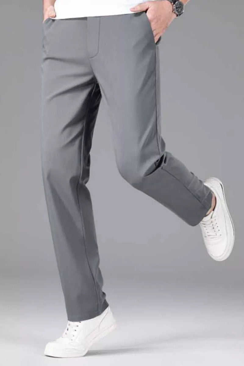 Men's Plus Size Quick-Dry Stretch Straight-Leg Pants – Moisture-Wicking, M–4XL - ShopNQlik