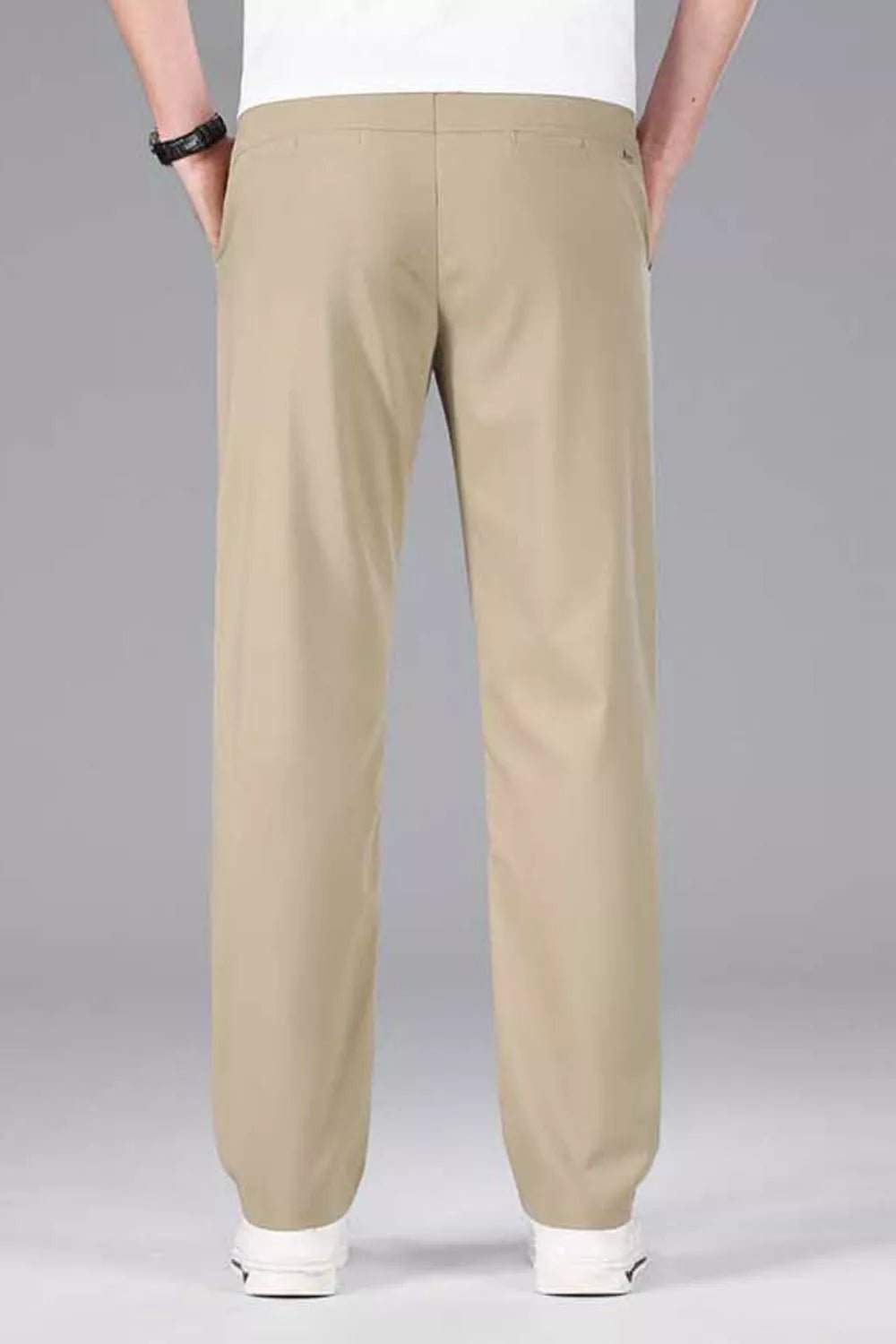 Men's Plus Size Quick-Dry Stretch Straight-Leg Pants – Moisture-Wicking, M–4XL - ShopNQlik