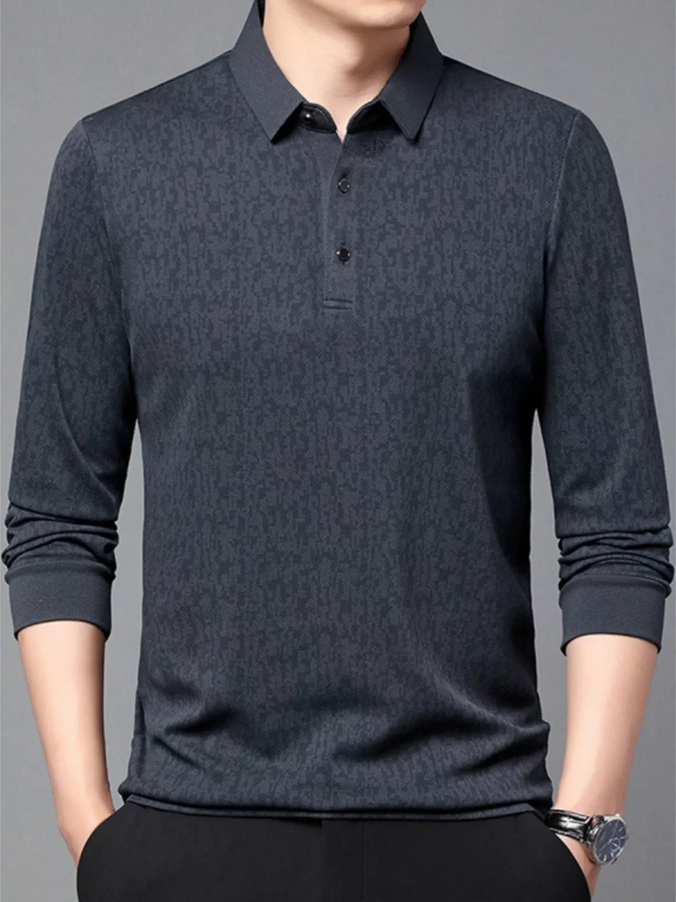 Men's Plus Size Short Sleeve Polo Shirt | Button Detail | M–4XL - ShopNQlik