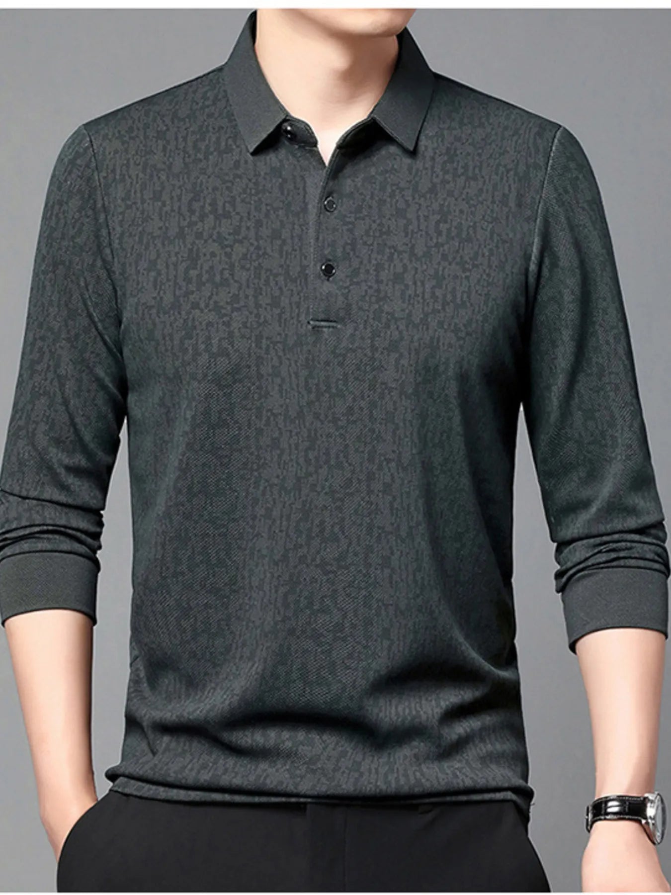 Men's Plus Size Short Sleeve Polo Shirt | Button Detail | M–4XL - ShopNQlik