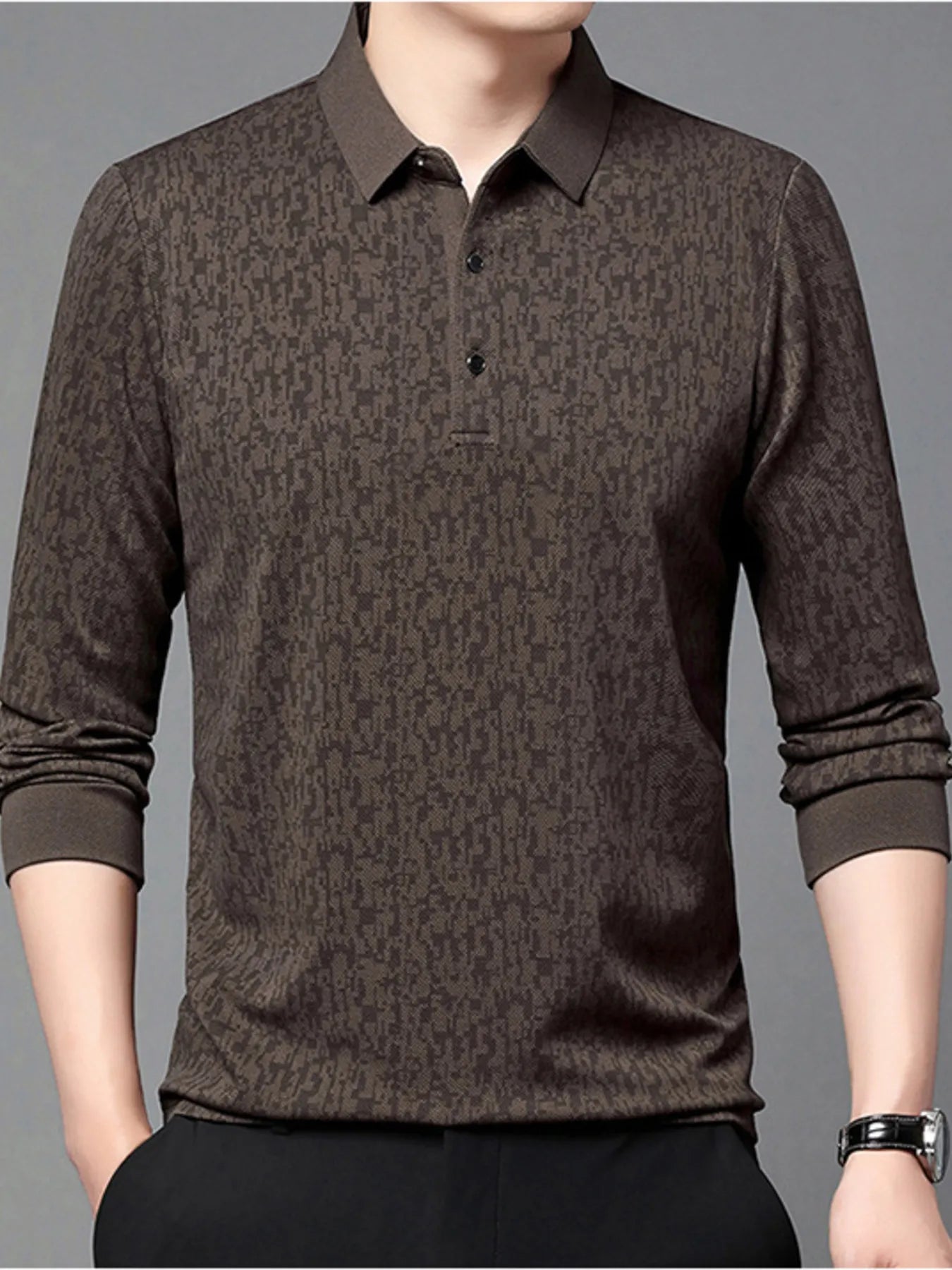 Men's Plus Size Short Sleeve Polo Shirt | Button Detail | M–4XL - ShopNQlik