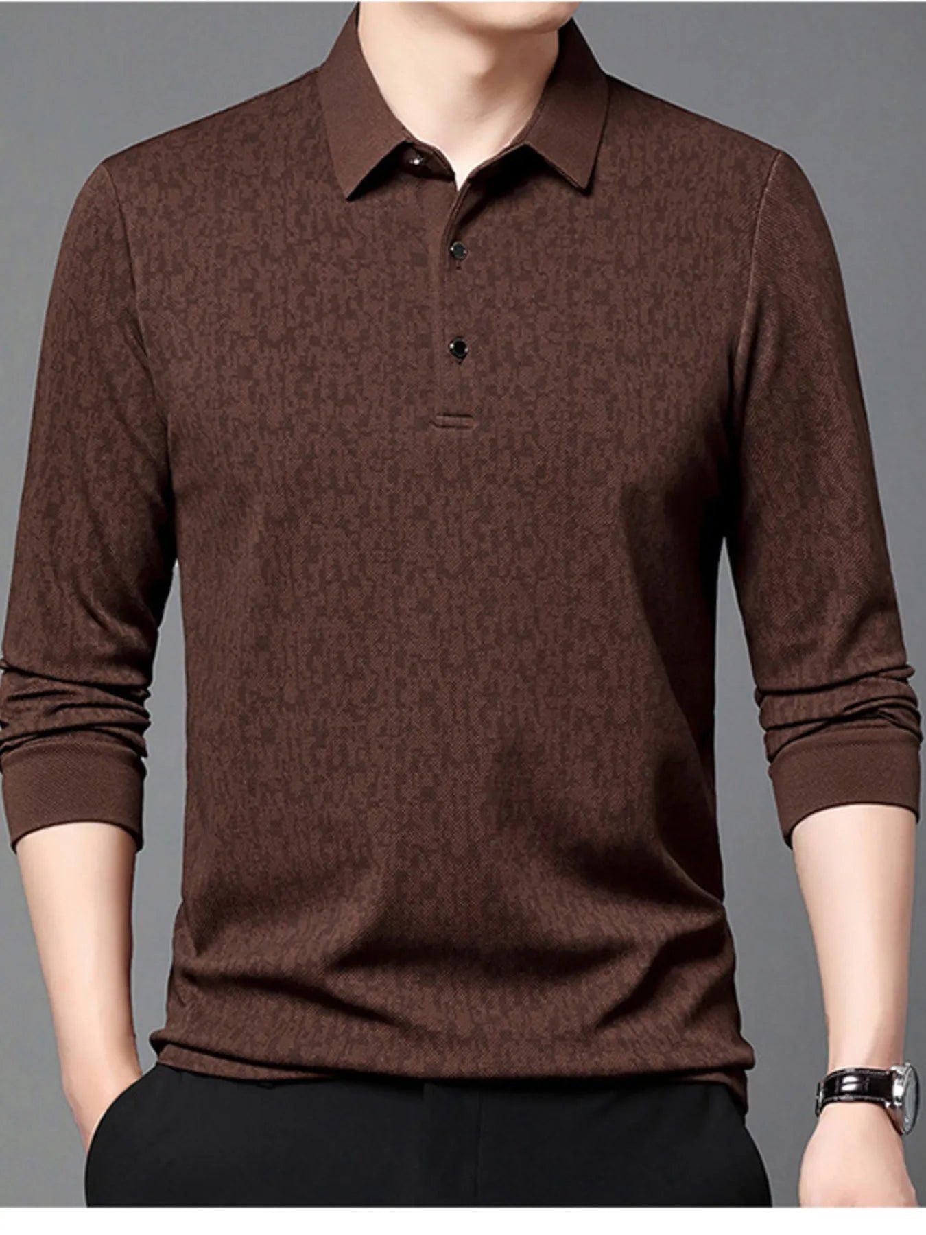Men's Plus Size Short Sleeve Polo Shirt | Button Detail | M–4XL - ShopNQlik