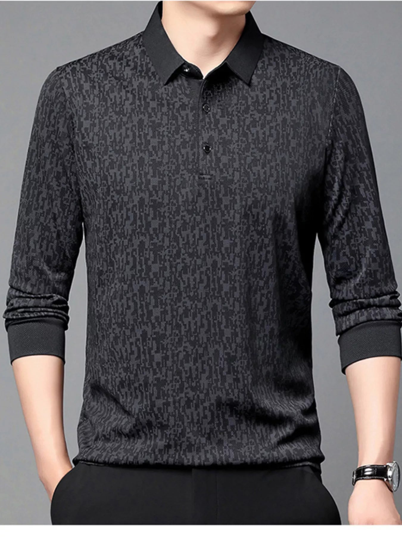 Men's Plus Size Short Sleeve Polo Shirt | Button Detail | M–4XL - ShopNQlik