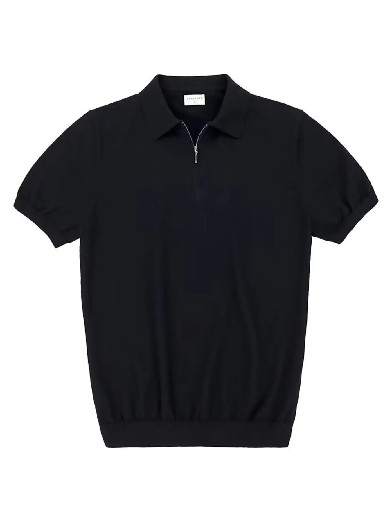 Men's Quarter Zip Short Sleeve Polo | Plus Size | 4 Colours - ShopNQlik