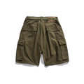 Multi-Pocket Khaki Army Green Work Shorts - ShopNQlik