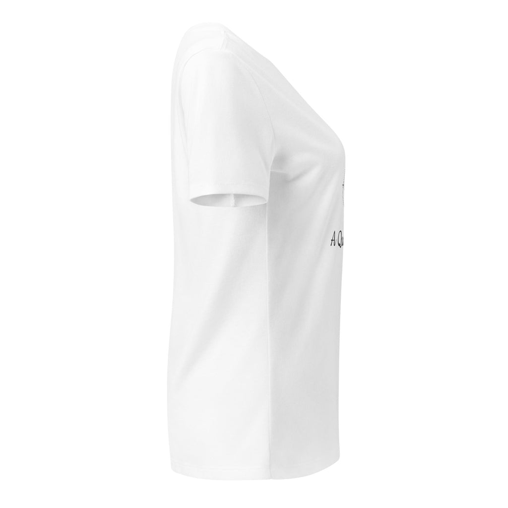 Q Collection — A Quest for Self | Women's Relaxed V-Neck Tee - ShopNQlik
