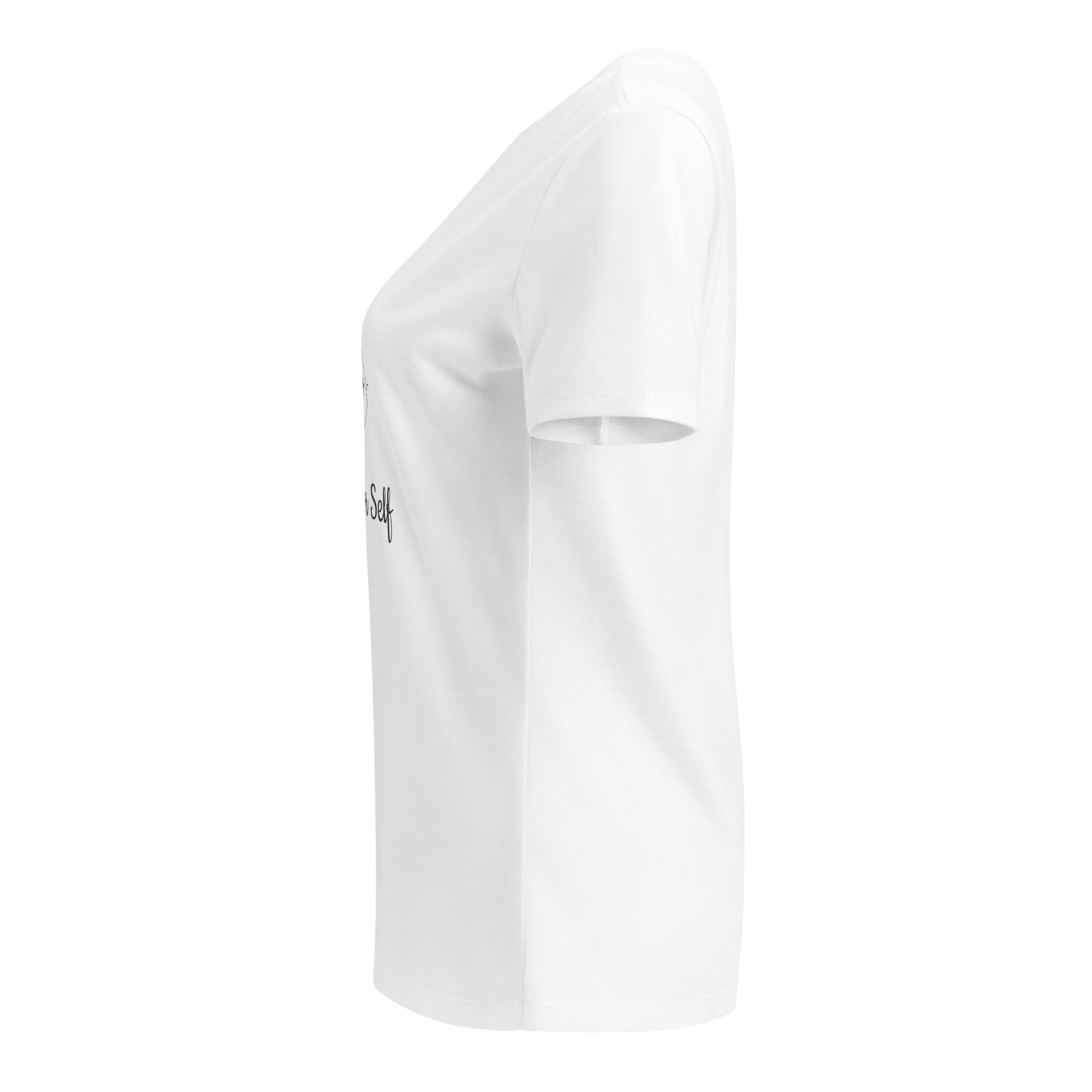 Q Collection — A Quest for Self | Women's Relaxed V-Neck Tee - ShopNQlik
