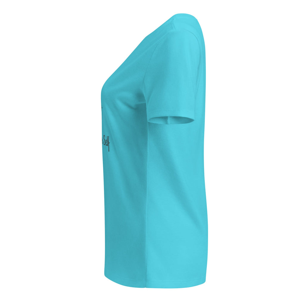 Q Collection — A Quest for Self | Women's Relaxed V-Neck Tee - ShopNQlik