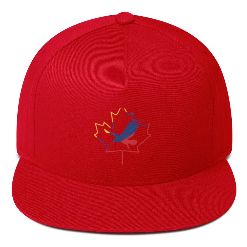 Q Collection Flat Bill Cap – Colombia × Canada - ShopNQlik