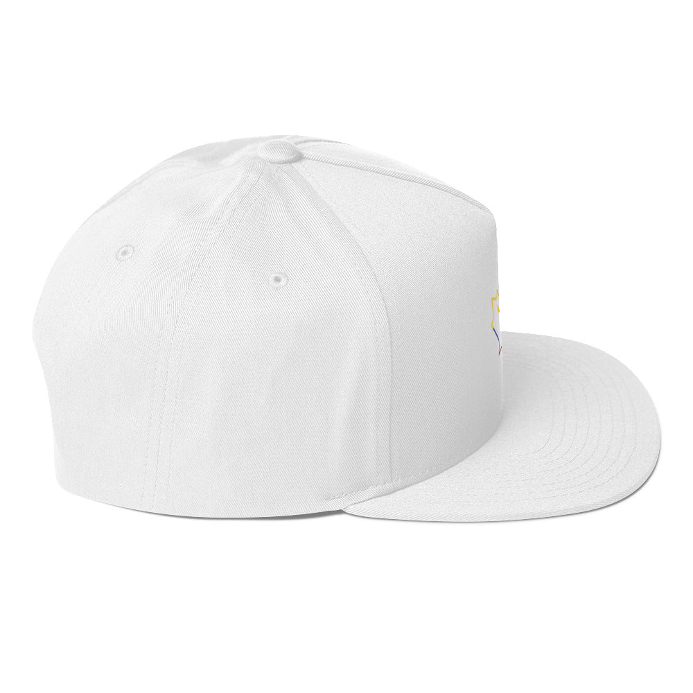Q Collection Flat Bill Cap – Colombia × Canada - ShopNQlik