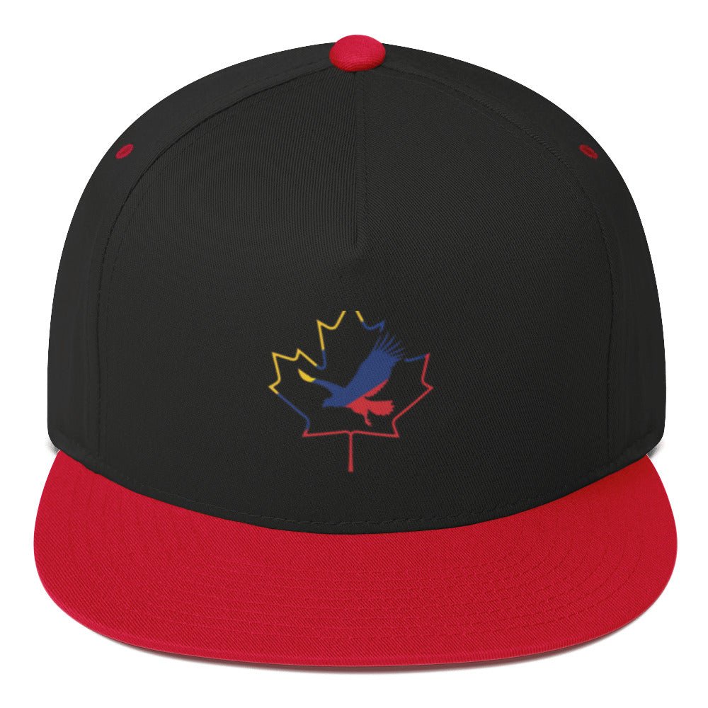Q Collection Flat Bill Cap – Colombia × Canada - ShopNQlik