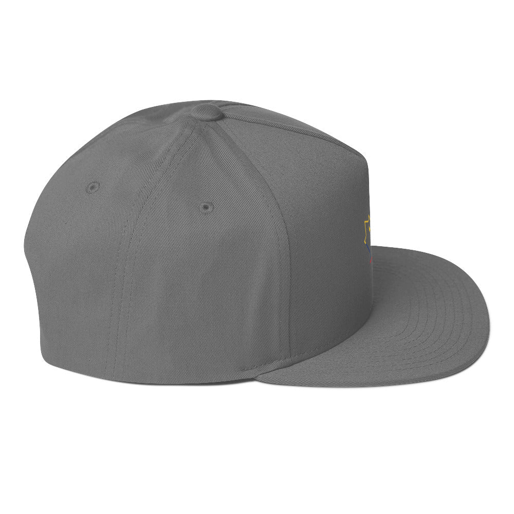 Q Collection Flat Bill Cap – Colombia × Canada - ShopNQlik