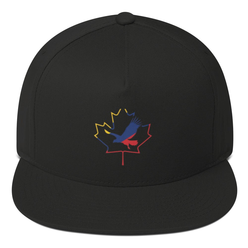 Q Collection Flat Bill Cap – Colombia × Canada - ShopNQlik