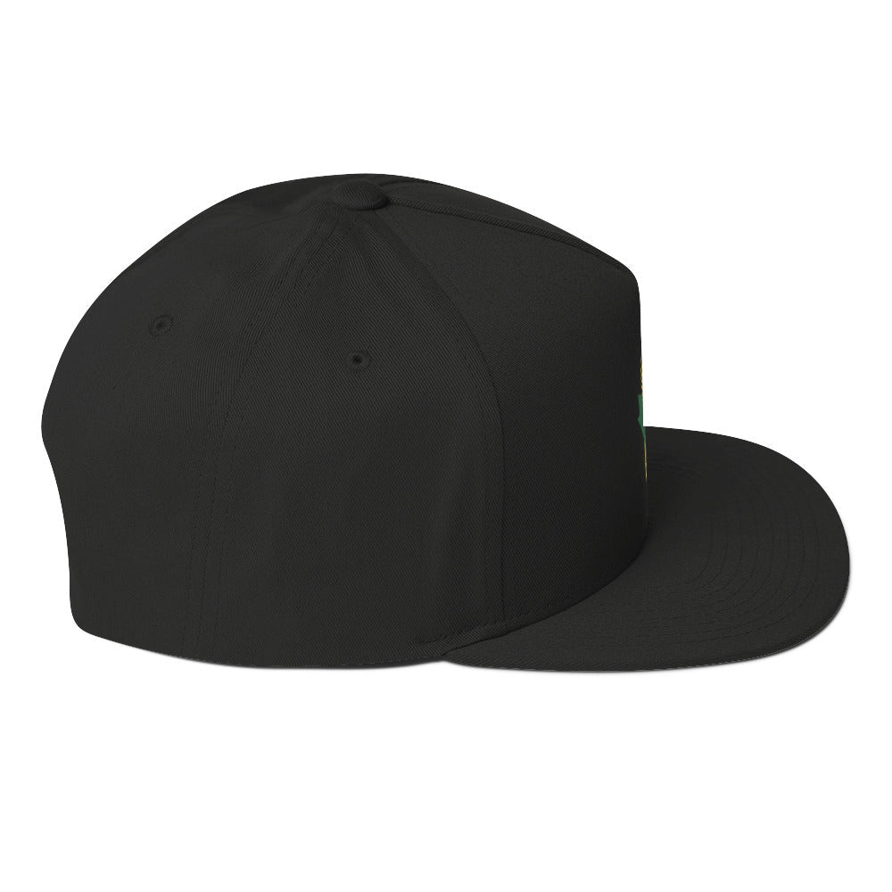 Q Collection Flat Bill Cap – Guyana × Canada - ShopNQlik