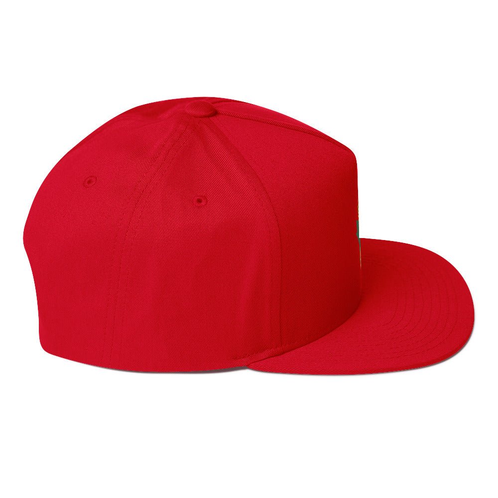 Q Collection Flat Bill Cap – Guyana × Canada - ShopNQlik
