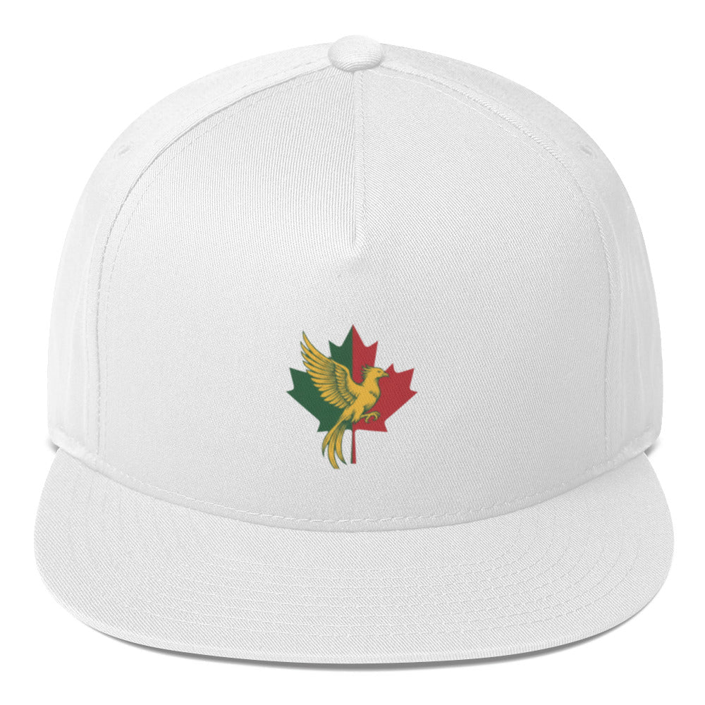 Q Collection Flat Bill Cap – Guyana × Canada - ShopNQlik