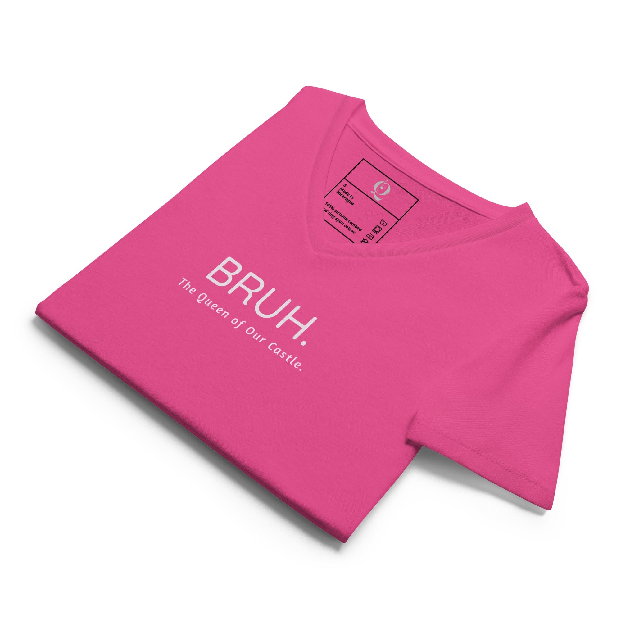 Q Collection | Queen of Our Castle | Women's Relaxed V-Neck Tee | 3 Colours - ShopNQlik